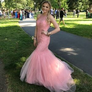 Pink Sherri Hill prom dress